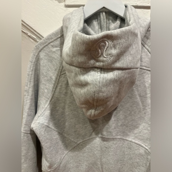 Lululemon oversized half-zip hoodie light grey, size XS/S - Picture 9 of 9